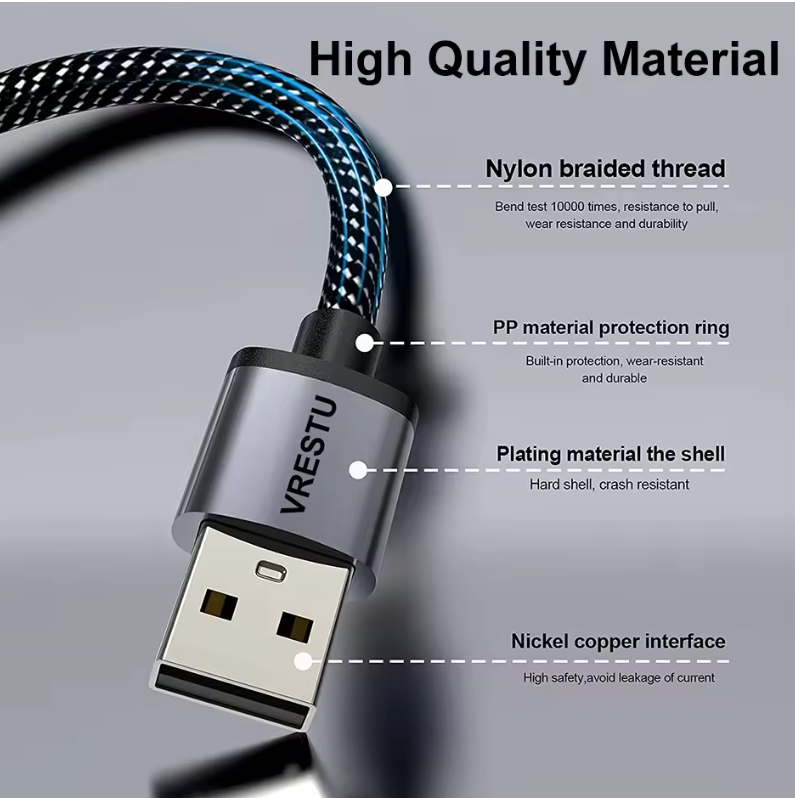 2-in-1 USB to 3.5mm Female & USB External Sound Card Adapter – HiFi Stereo AUX Converter for PS5, PC & Speakers – 20cm