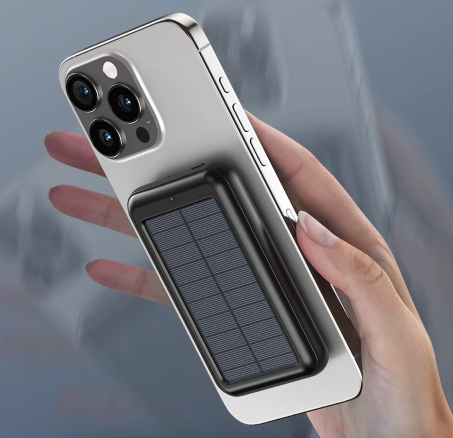 20,000mAh Magnetic Wireless Solar Power Bank – Fast Charging Portable Charger with USB & Type-C