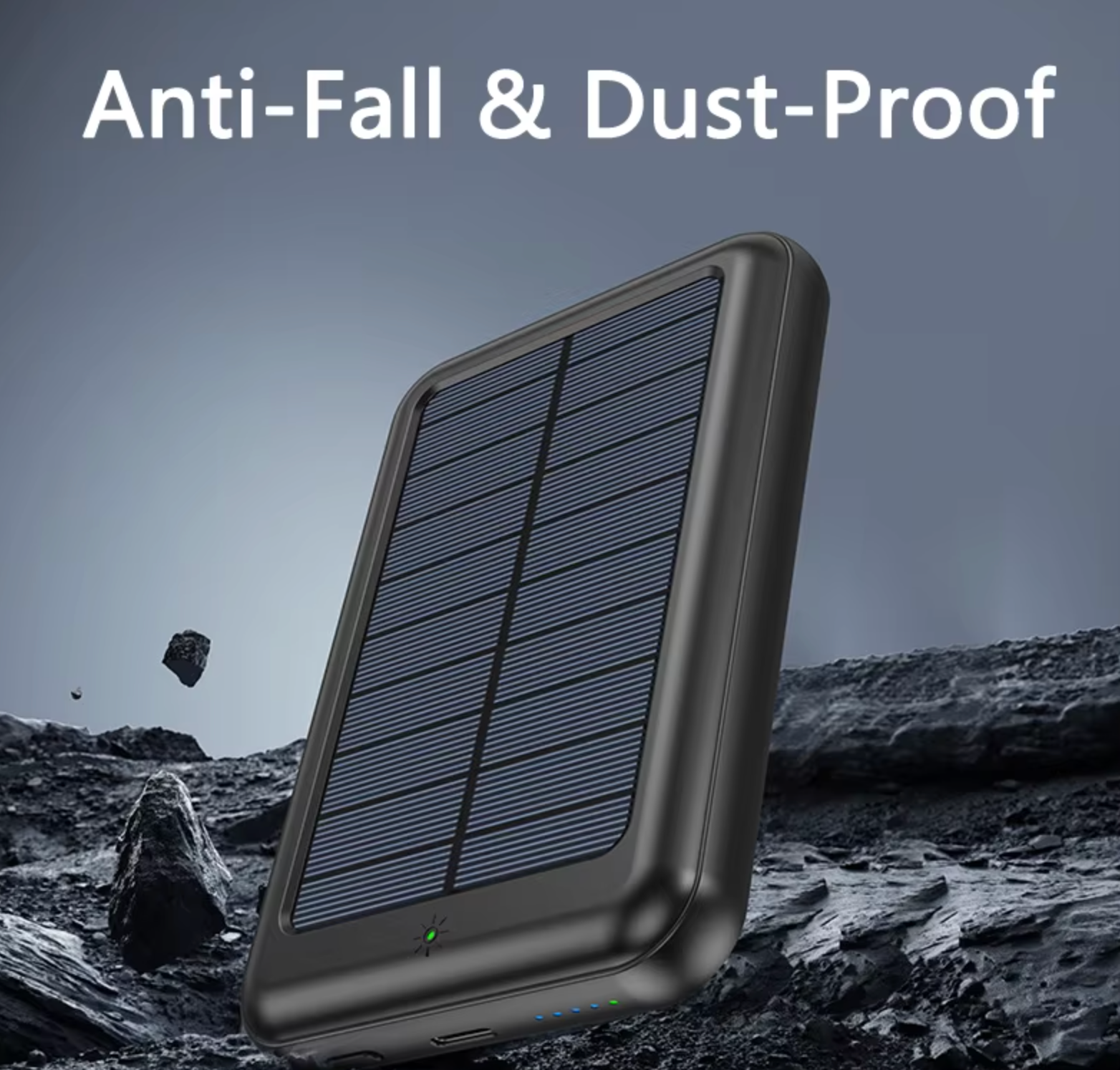 20,000mAh Magnetic Wireless Solar Power Bank – Fast Charging Portable Charger with USB & Type-C