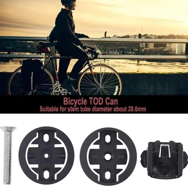 Garmin Edge, Bryton Cateye Bike Computer Mount – GPS Speedometer Stopwatch Holder – Stem Top Cap Mount