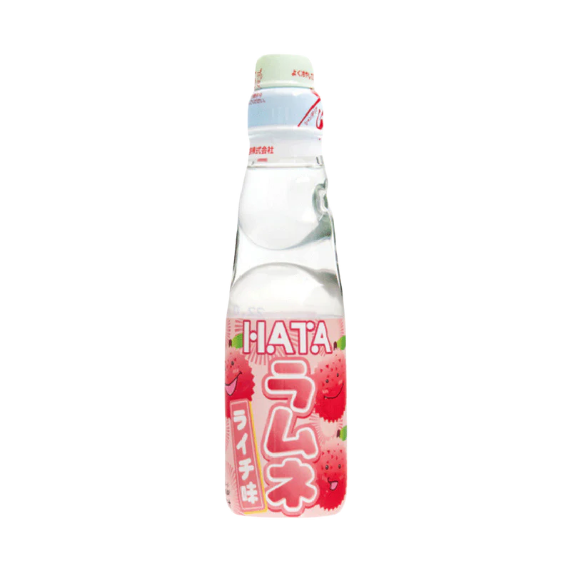 Ramune Hatakosen Lychee 200 ml Gemaakt in Japan