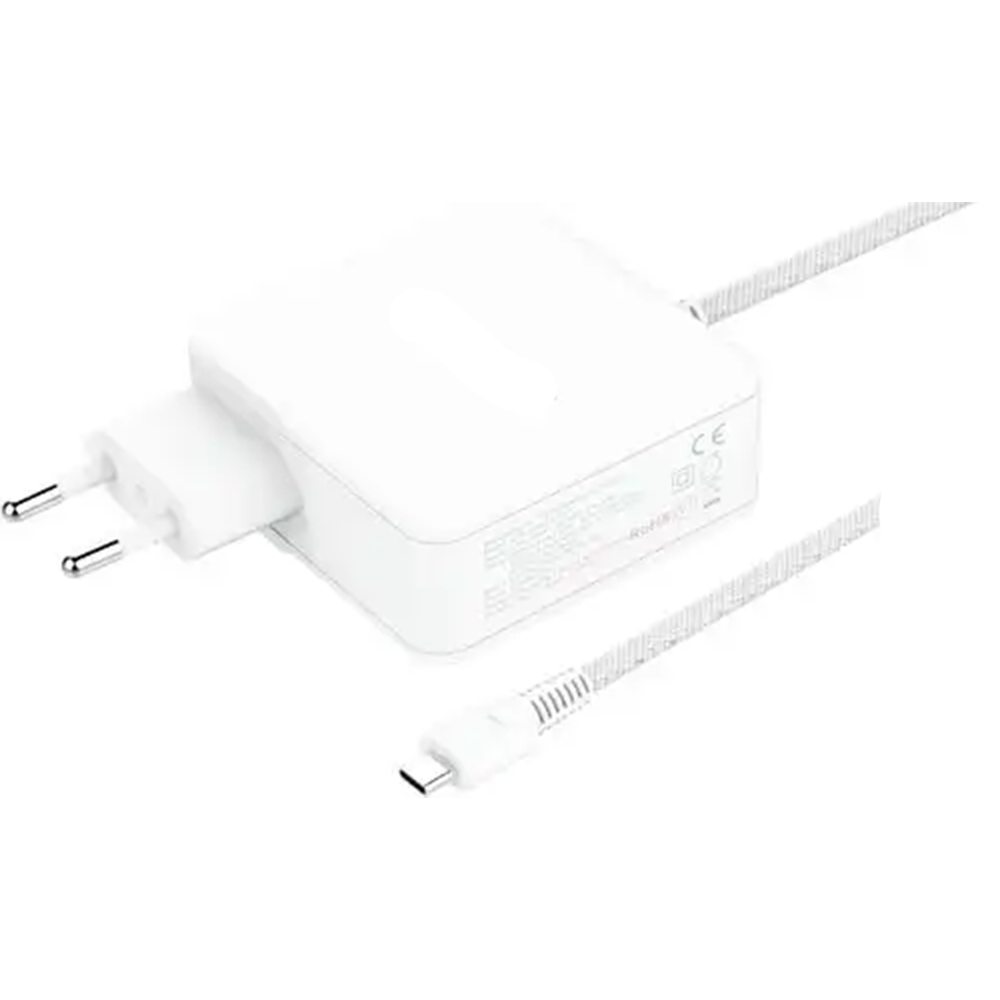 Universeel 45W GaN Super Fast Charger USB-C Snellader met 1.8M Nylon Kabel Zwart