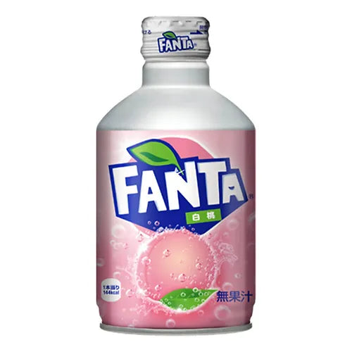 Fanta White Peach Aluminium Bottle 300ML (Made in Japan)