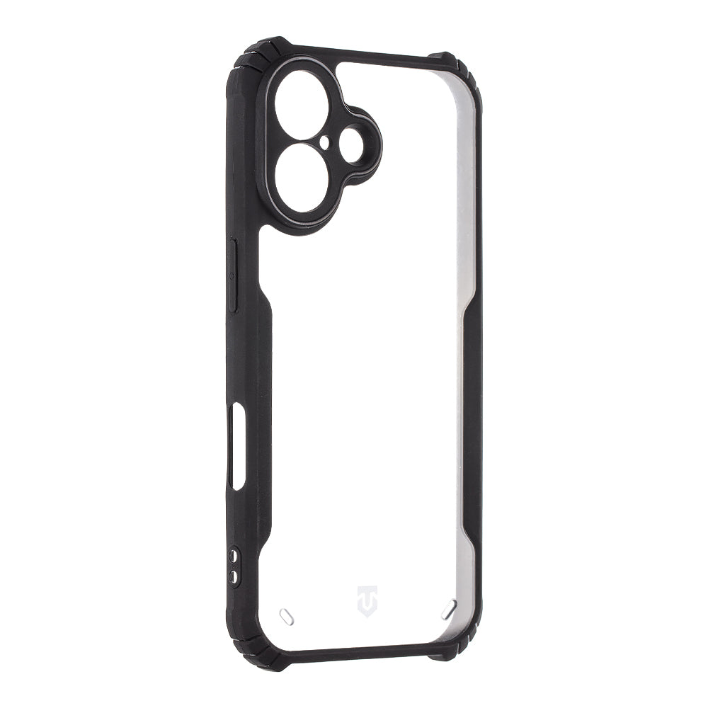 Tactical iPhone 16 Quantum Stealth Back Cover Clear Black