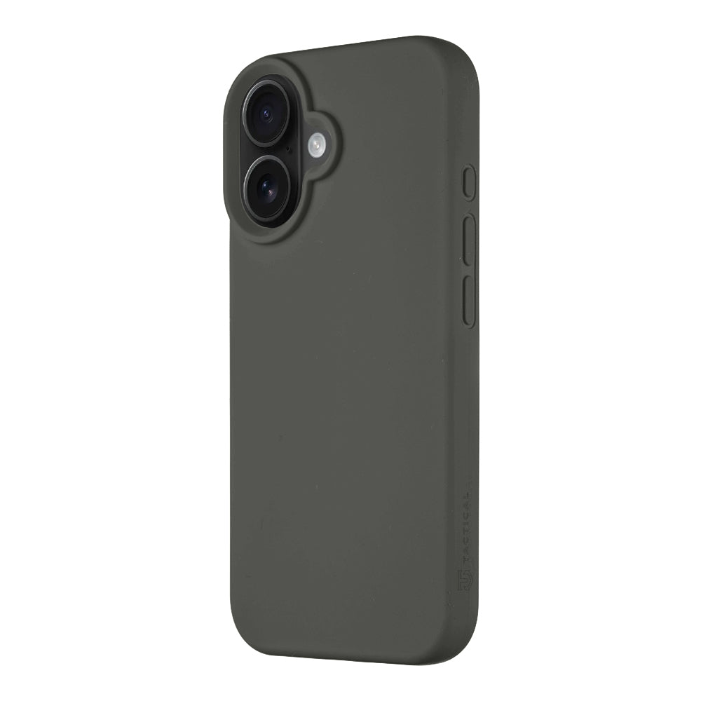 Tactical iPhone 16 MagForce Velvet Smoothie Cover Foggy voor Tactical Lichtgrijs