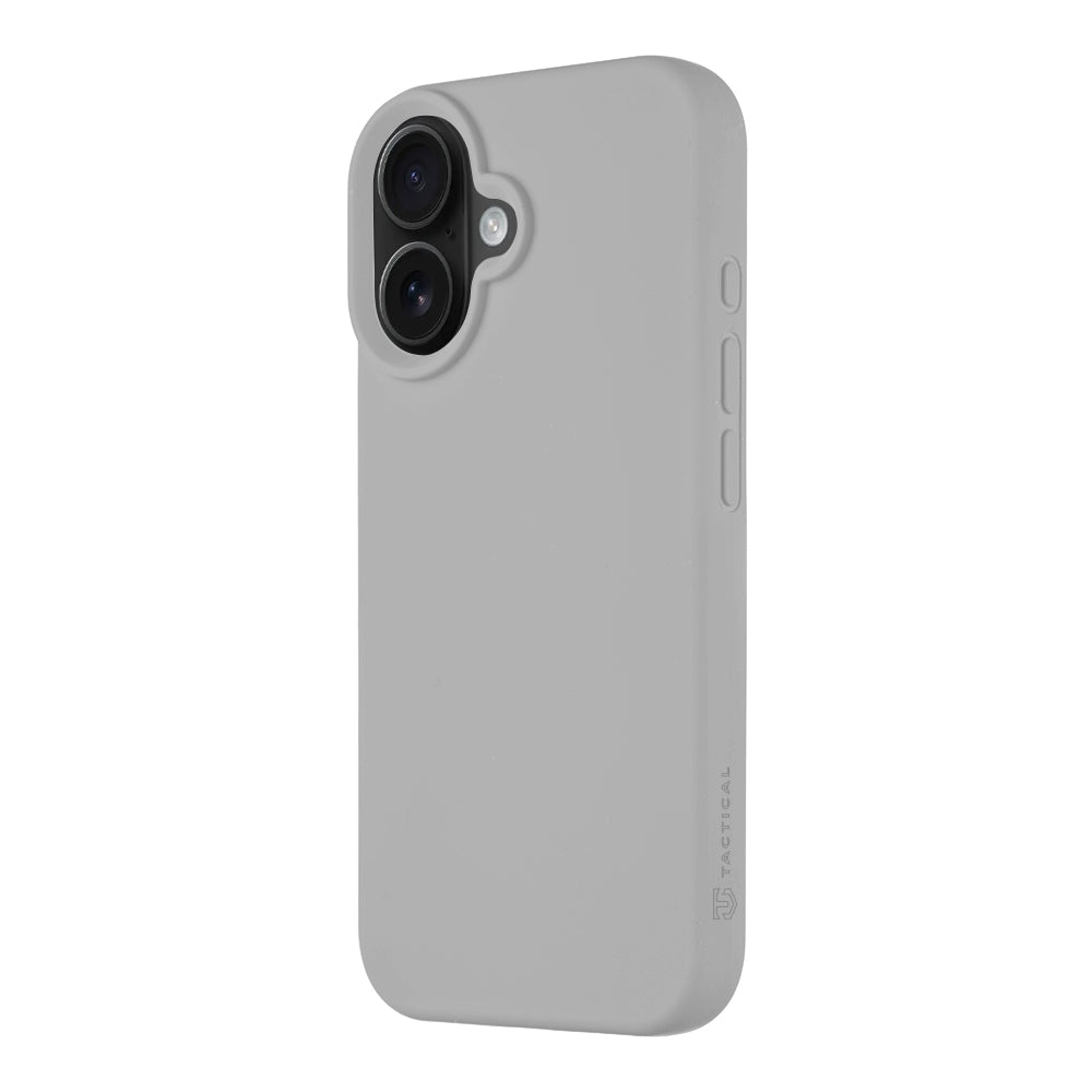 Tactical iPhone 16 MagForce Velvet Smoothie Cover Foggy voor Tactical Lichtgrijs