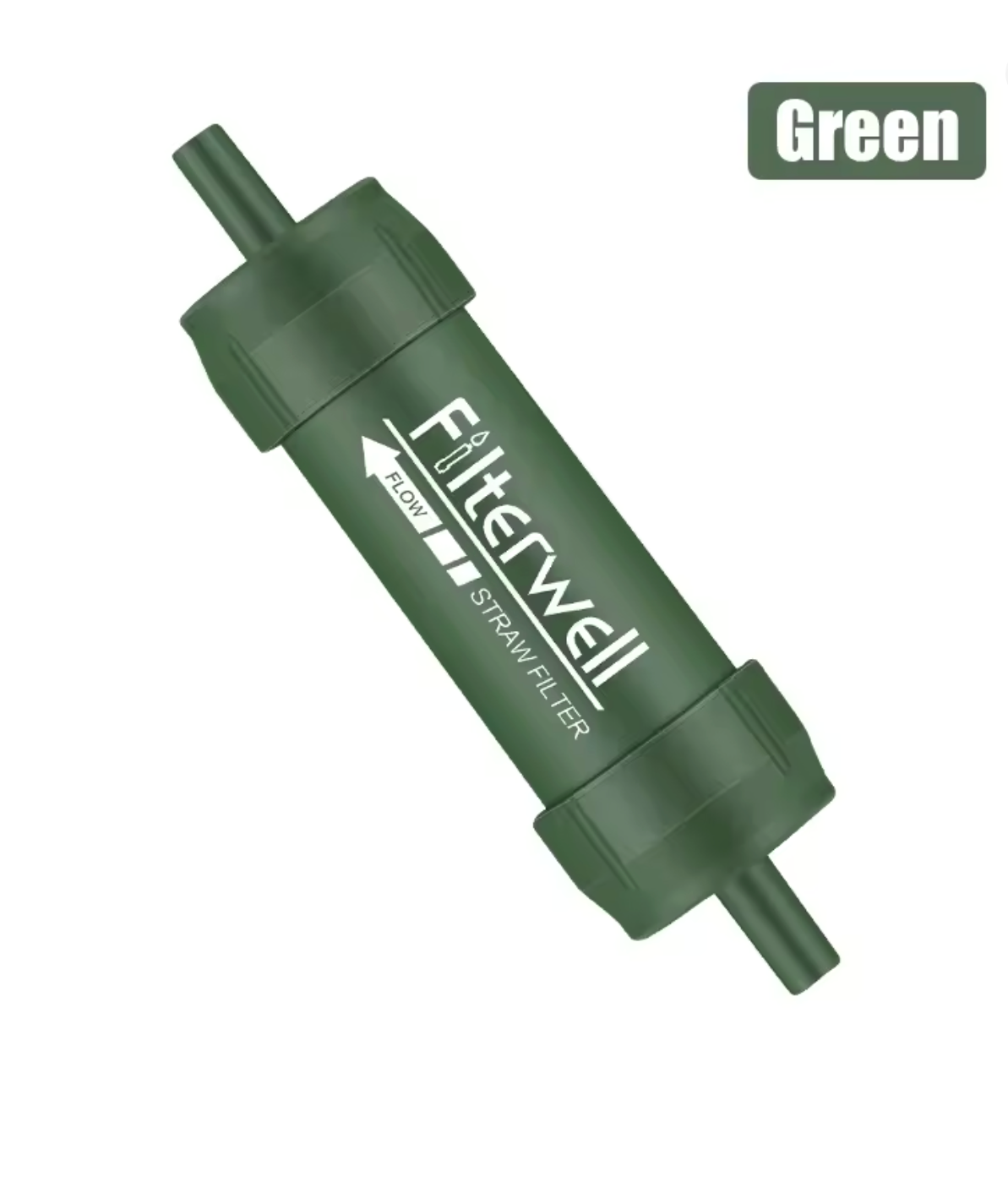 AlthyEU Outdoor Mini Waterfilter Stro – Draagbare Micron Waterzuiveraar voor Survival, Noodsituaties, Reizen & Kamperen – Lichtgewicht Waterzuivering voor Storm of Rampen – Gecertificeerd Origineel Product