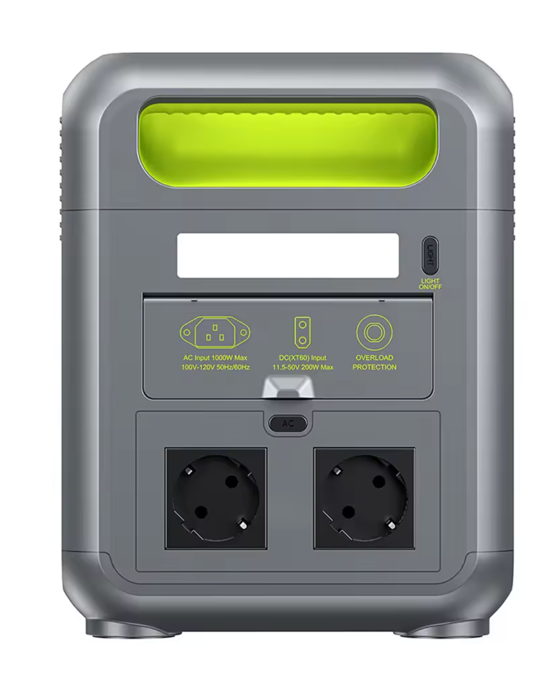 EcoPower FOSSiBOT F1200 Portable Power Station, 1024Wh LiFePO4 Solar Generator, with 2 1200W Power Boost 2400W AC Output 100W Type C, Suitable for Travel, Camping and Home Use