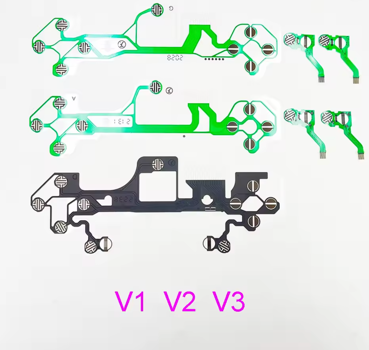Original PS5 Controller Conductive Flex Cable Film Button Membrane – Replacement for DualSense V1 / V2 / V3 Versions