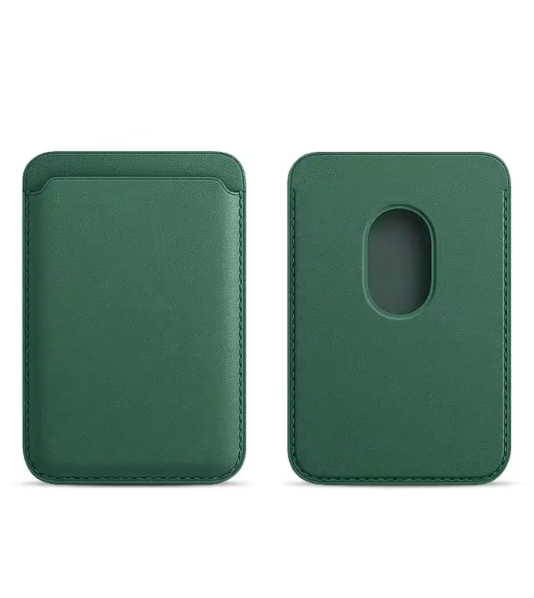 Magnetic Leather Wallet Phone Case – Luxury MagSafe Card Holder Cover for iPhone 13/14/15/16 Pro (Max) 17 and Samsung S24/S25 Ultra