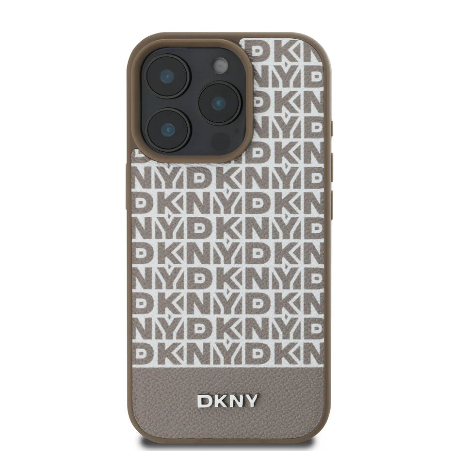 DKNY iPhone 16 Pro Max Bottom Stripes MagSafe Hoesje Backcover