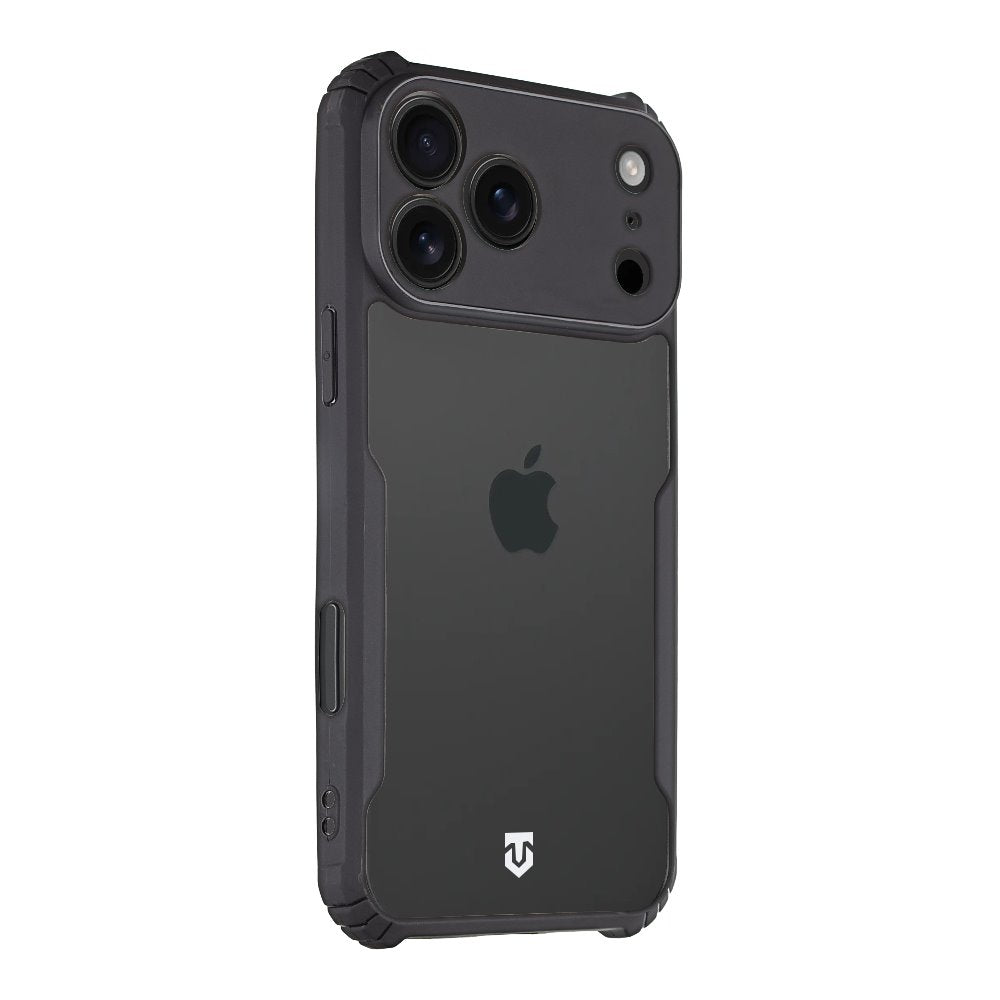 Tactical iPhone 17 Pro Max Quantum Stealth Cover Clear Black