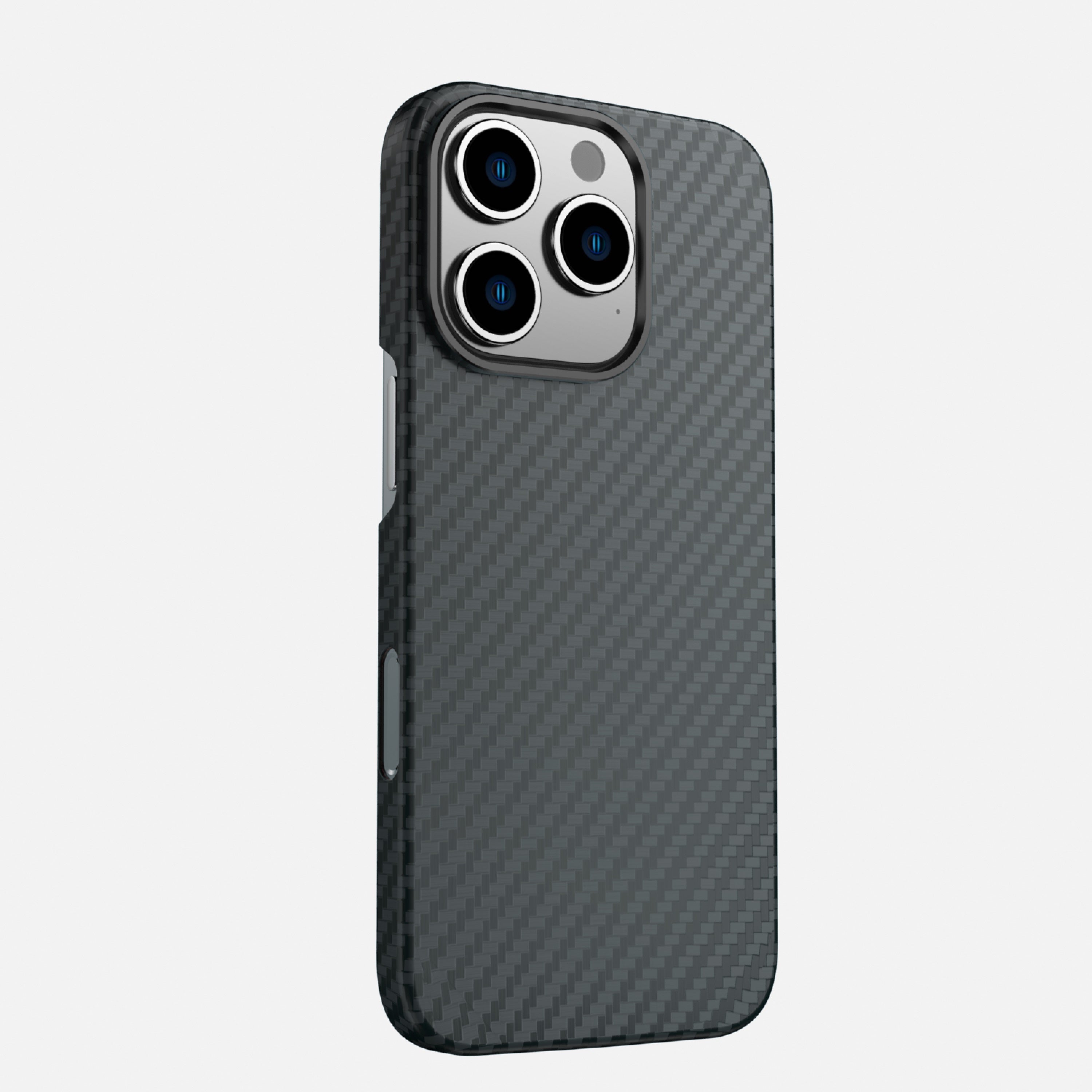 Swissten iPhone 16 Magsafe Carbon Case Zwart