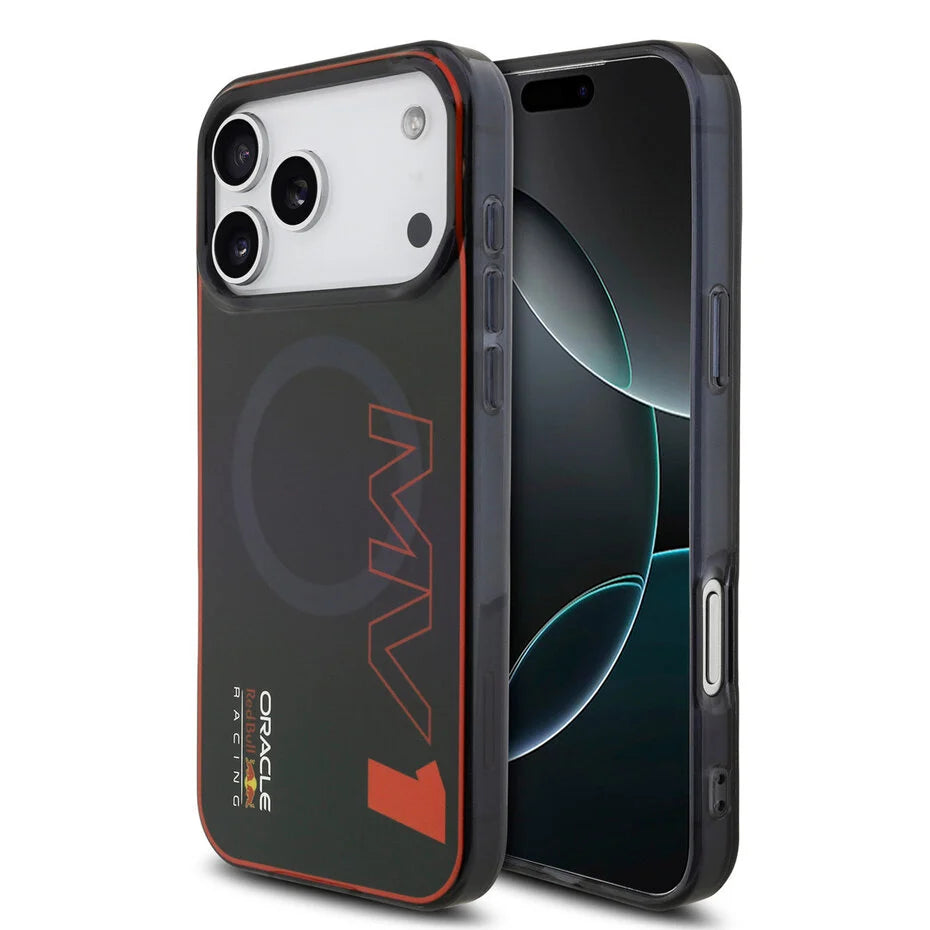 Red Bull Racing iPhone 17 Pro Max Backcover Hoesje – MagSafe Compatible – Double Layer Shockproof Case – Vertical MV 1 Edition Navy