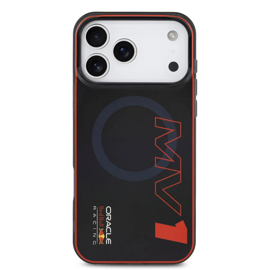 Red Bull Racing iPhone 17 Pro Max Backcover Hoesje – MagSafe Compatible – Double Layer Shockproof Case – Vertical MV 1 Edition Navy