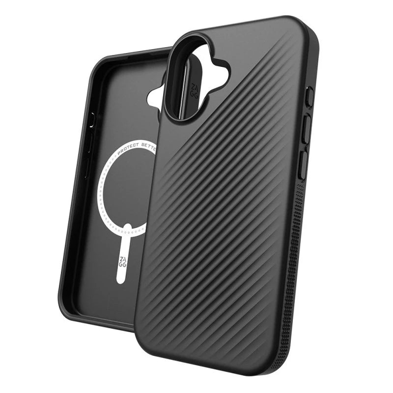 ZAGG GEAR4 Luxury Snap Magsafe iPhone 16 Case black